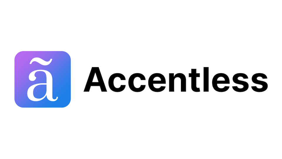 Accentless browser extension interface